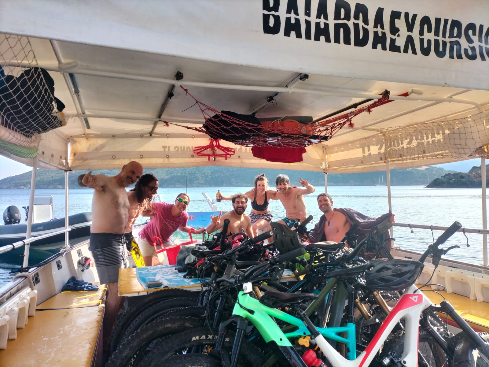 E-bike Tour Monte Calamita with return by boat